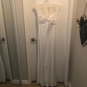 Wedding dress. Paloma Blanca. Size 8. Altered.